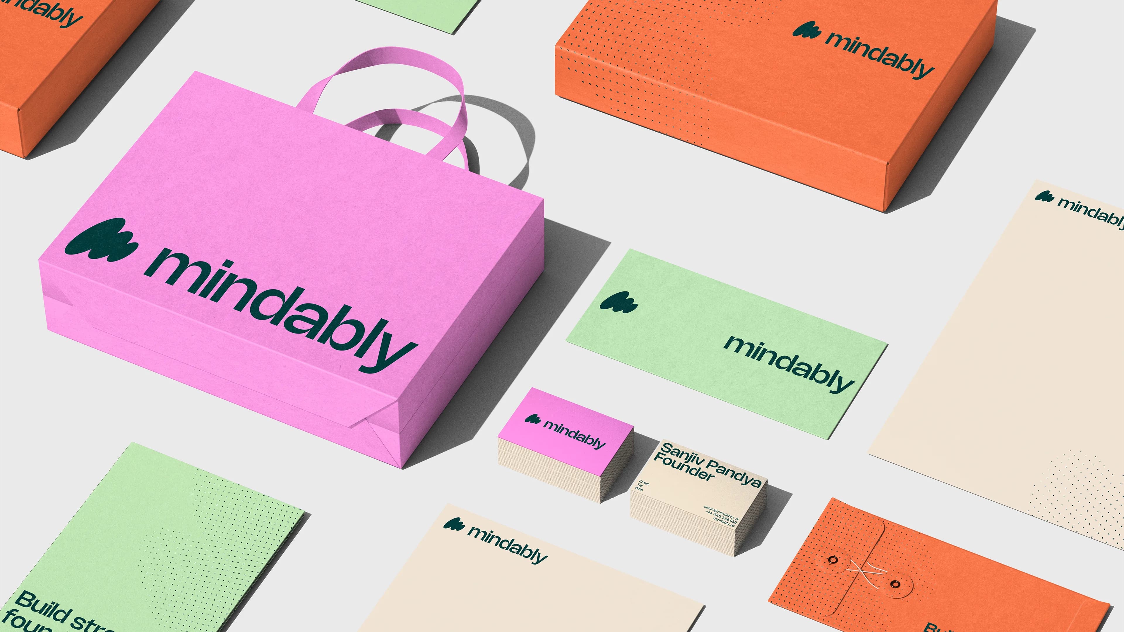 Mindably Print Collateral