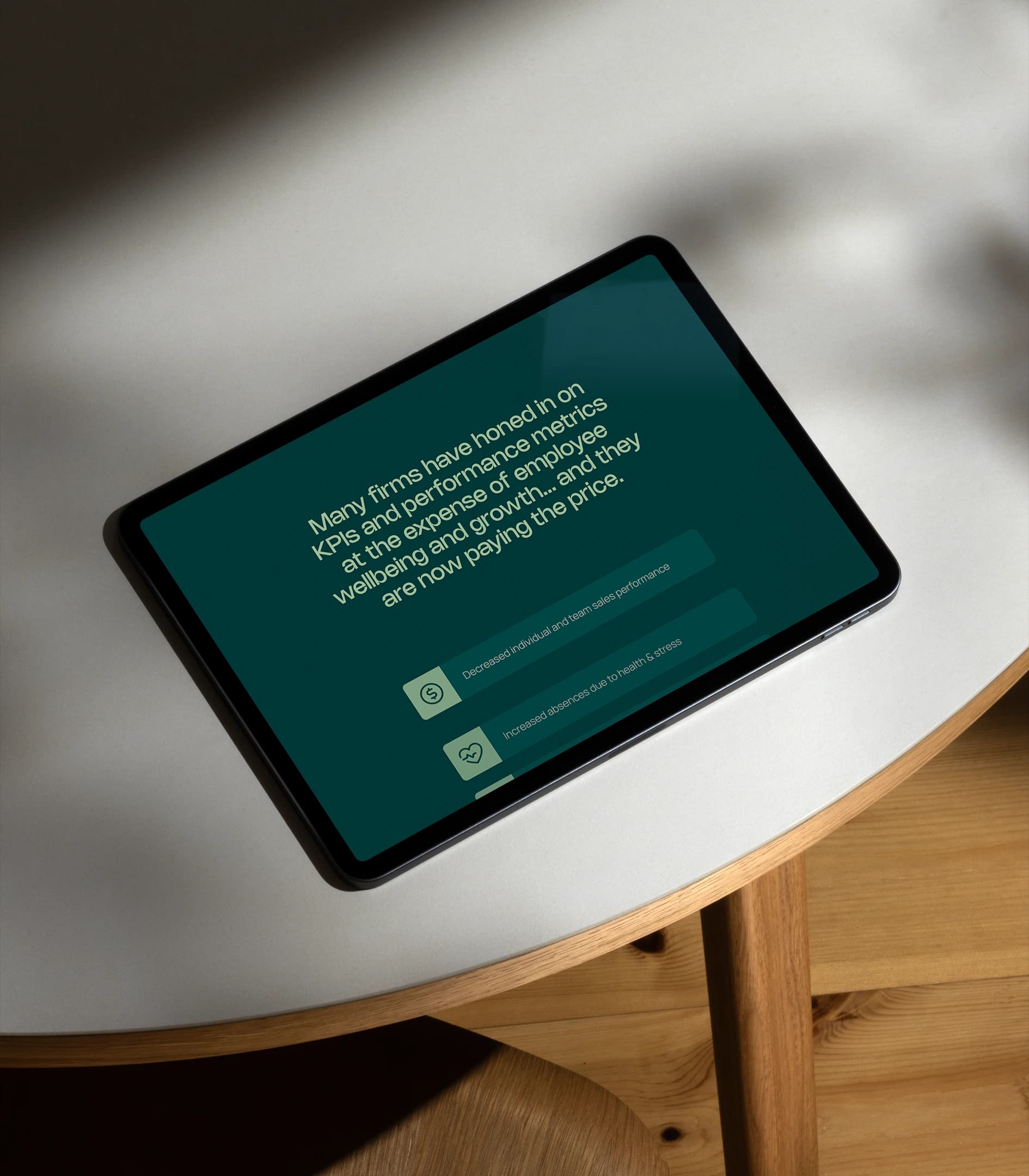 Mindably Website Tablet