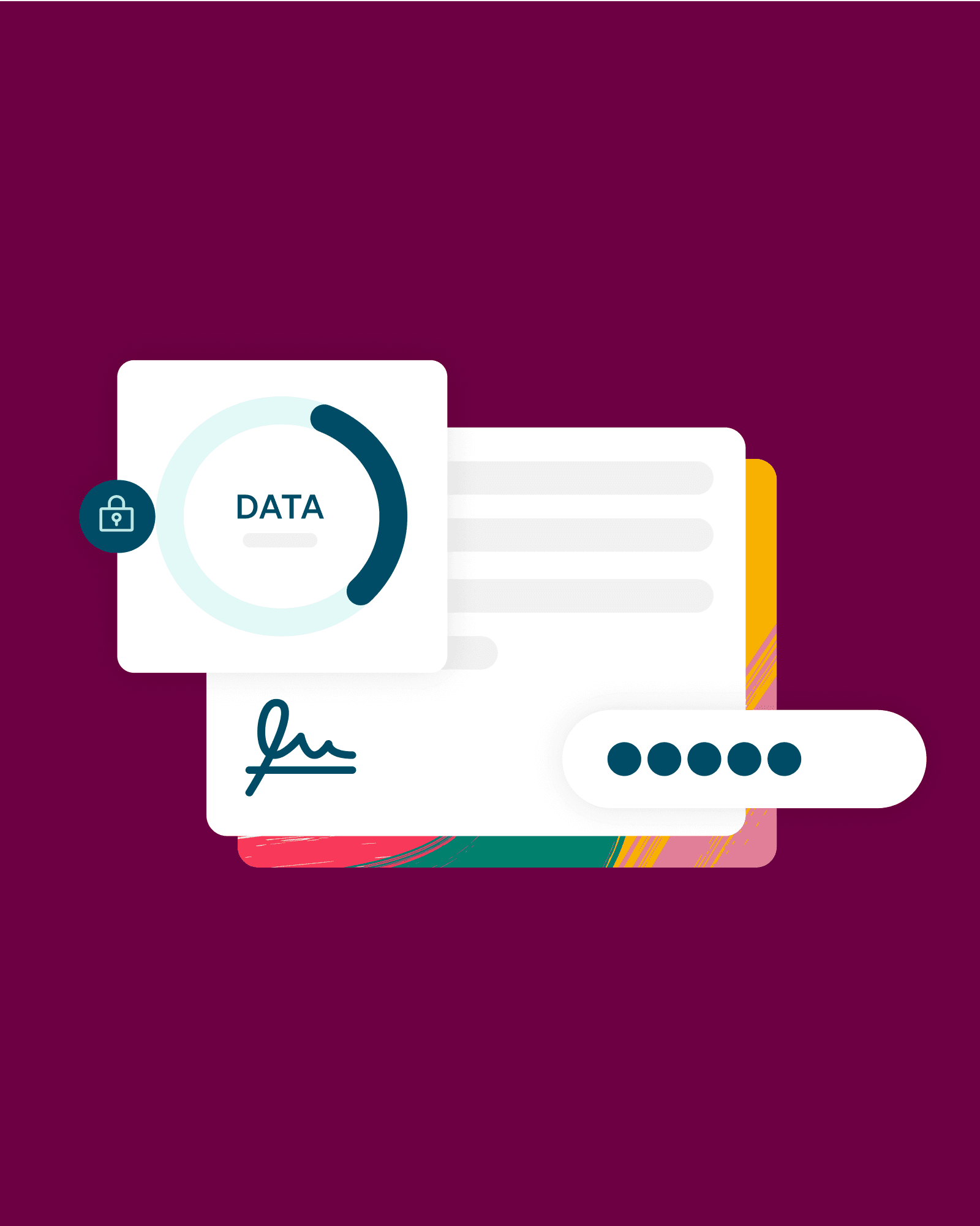 Ciphr product UI — data and security interface detail