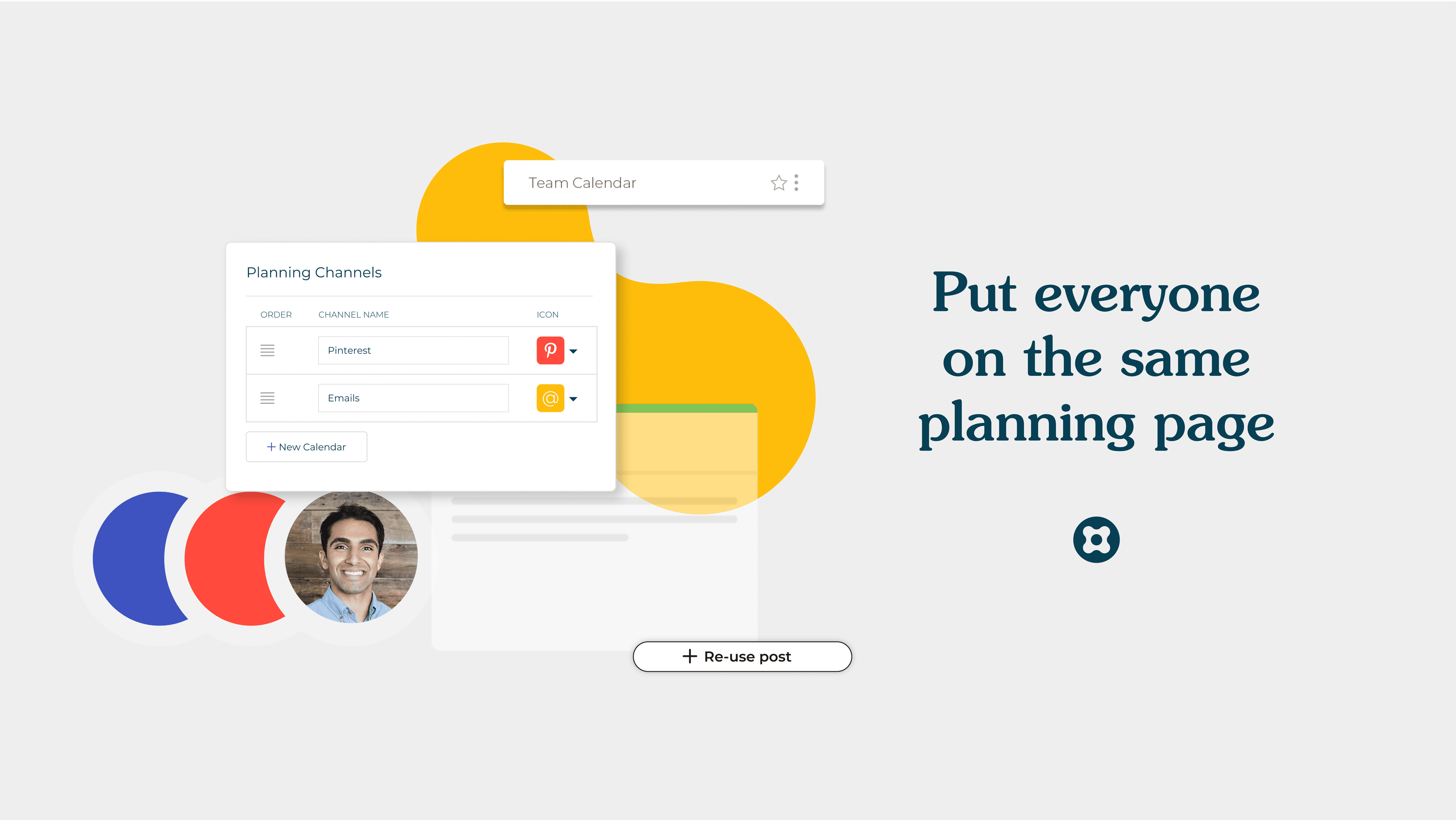 ContentCal product — 'Put everyone on the same planning page'