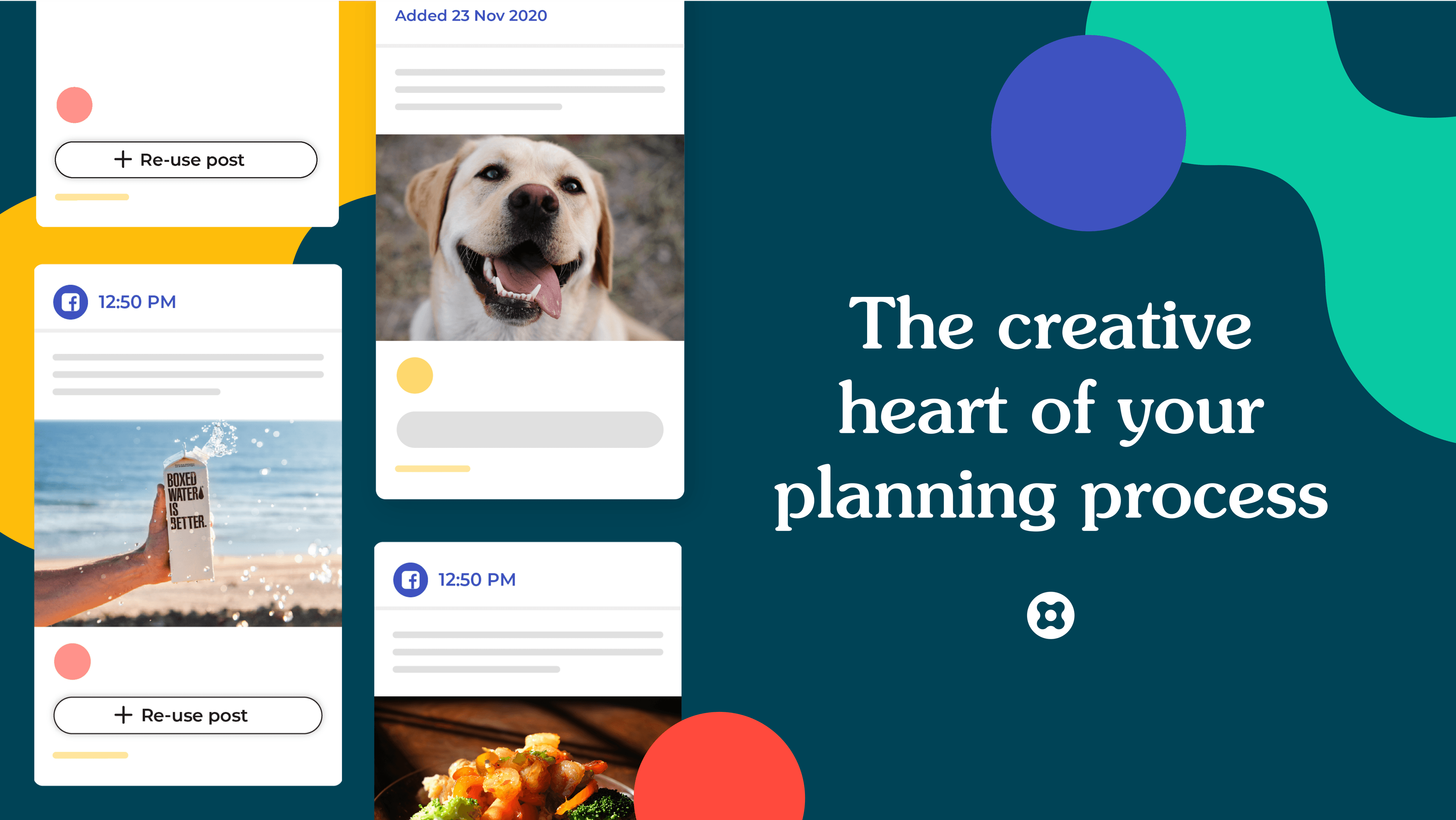 ContentCal product — 'The creative heart of your planning process'