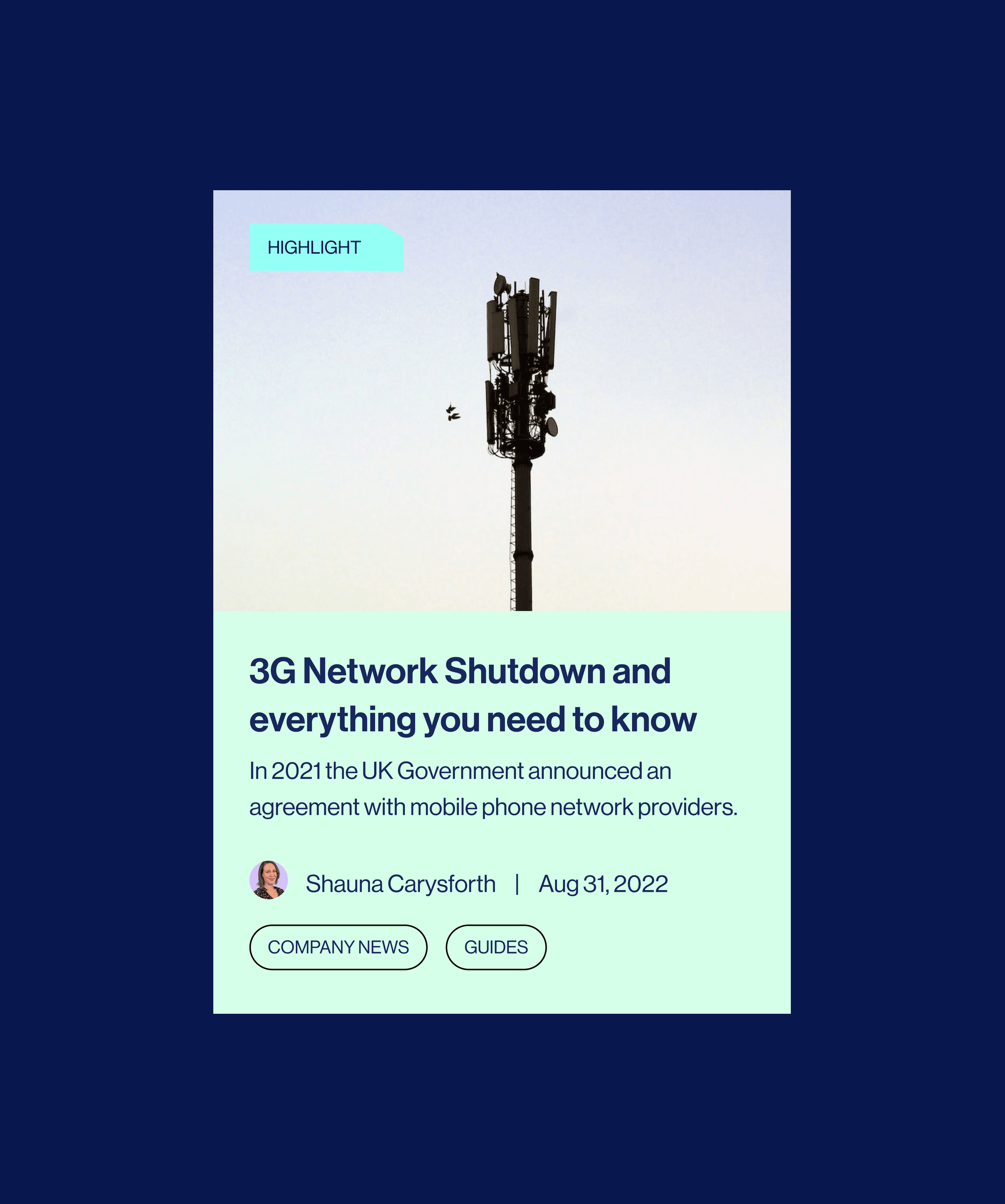 Learnd — 'Your smarter BMS partner' web feature card