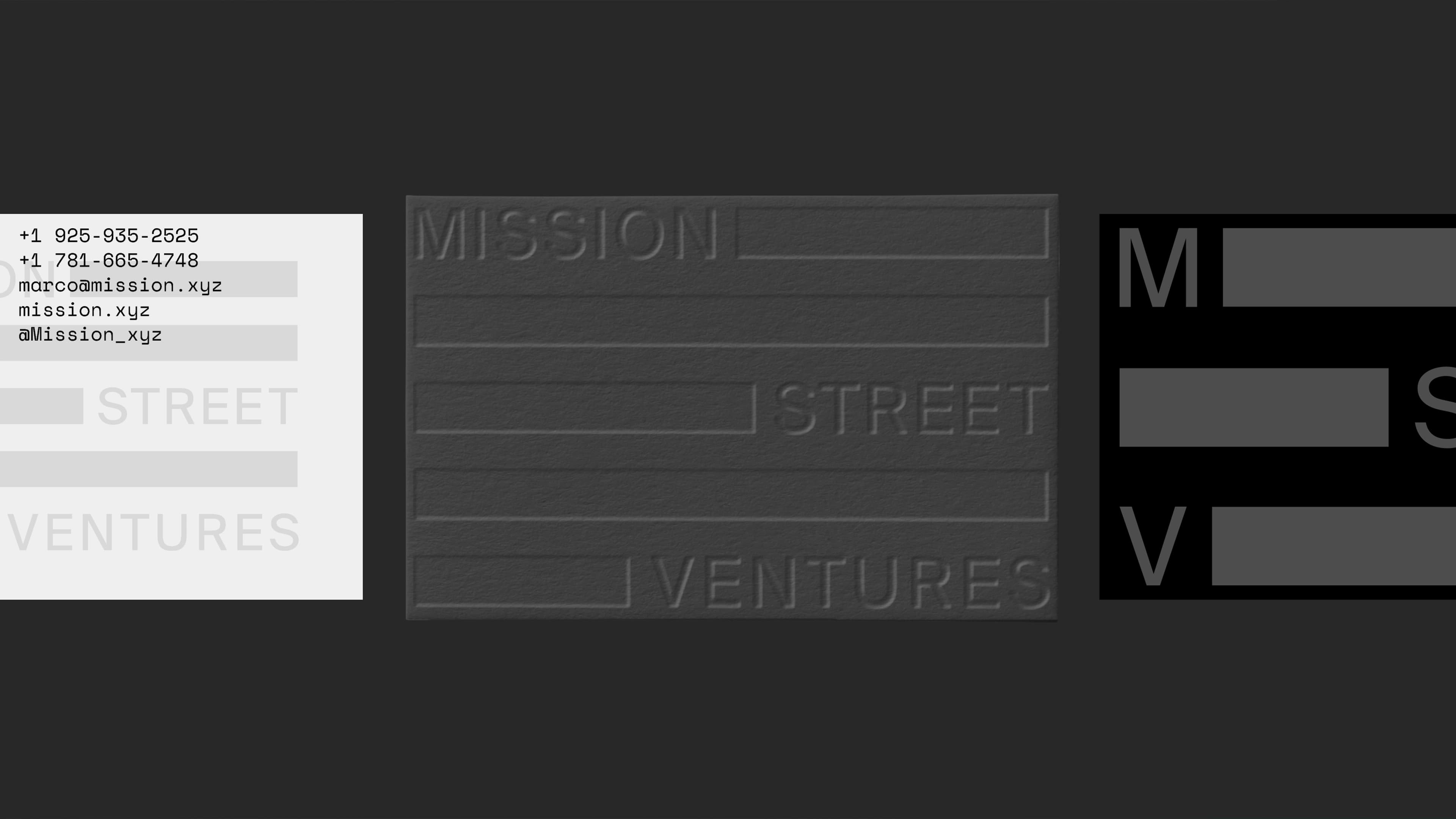 Mission Street Ventures Business Cards