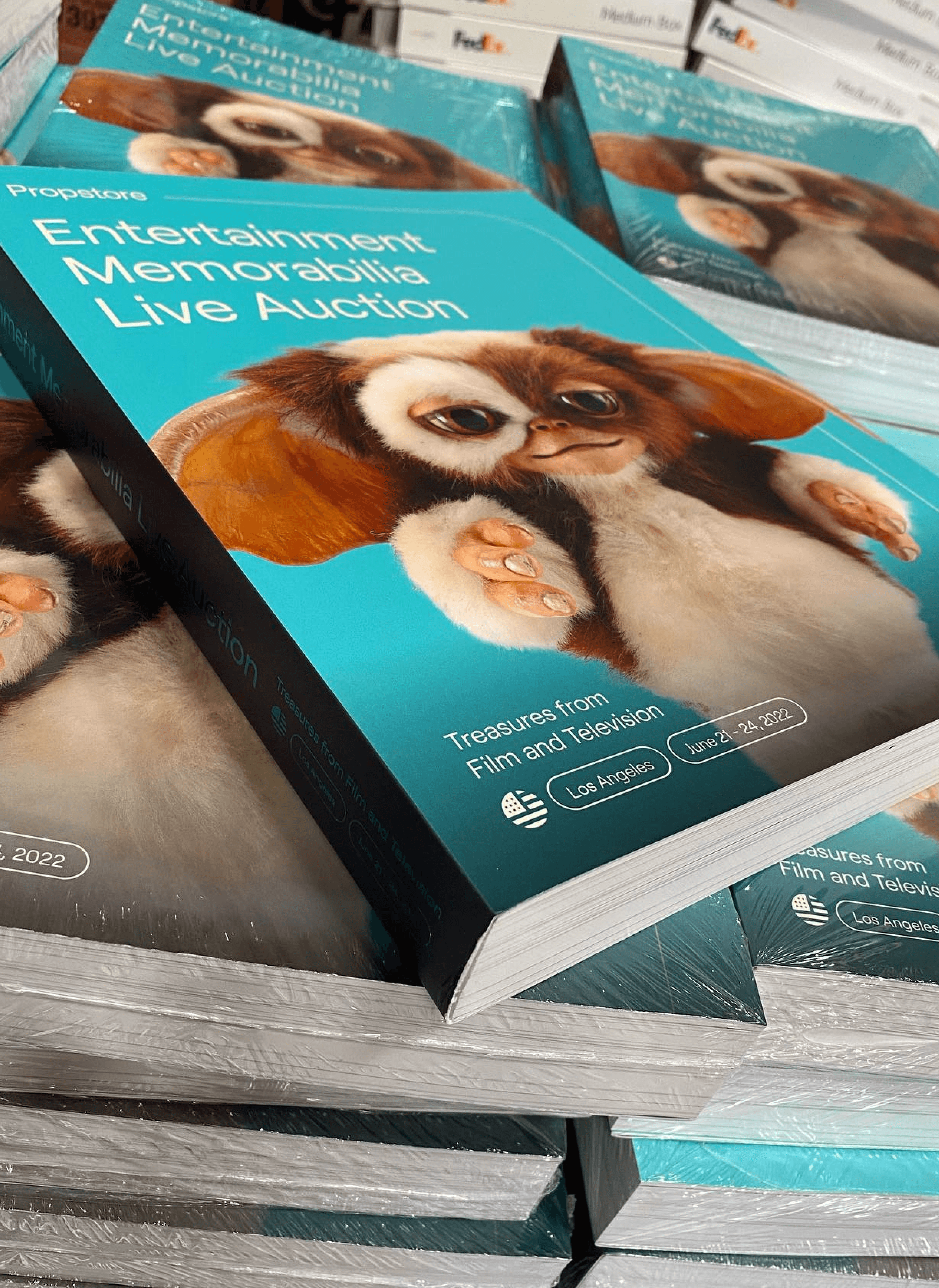 Propstore auction catalogues — Gizmo from Gremlins cover