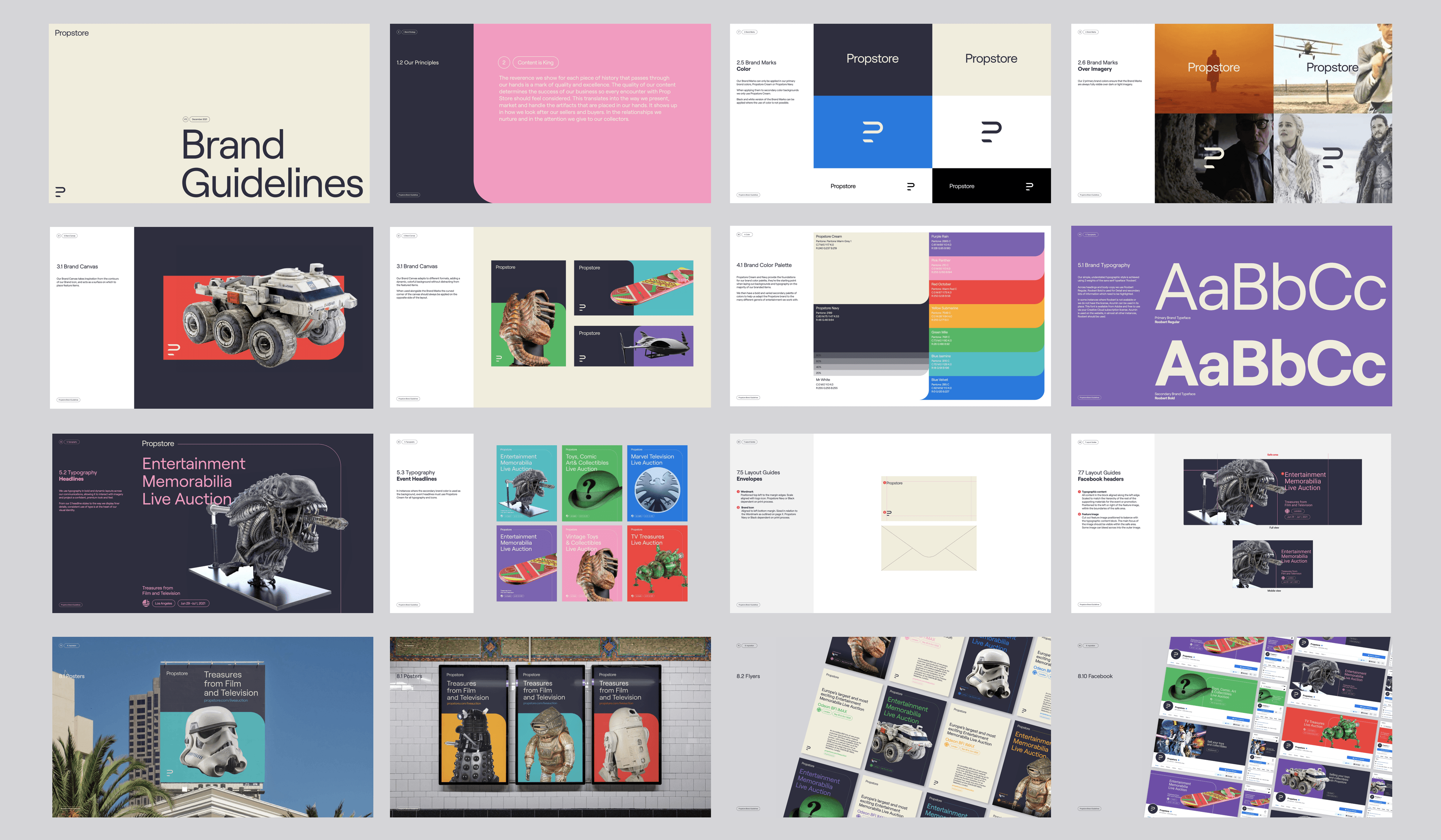 Propstore brand guidelines — full system overview