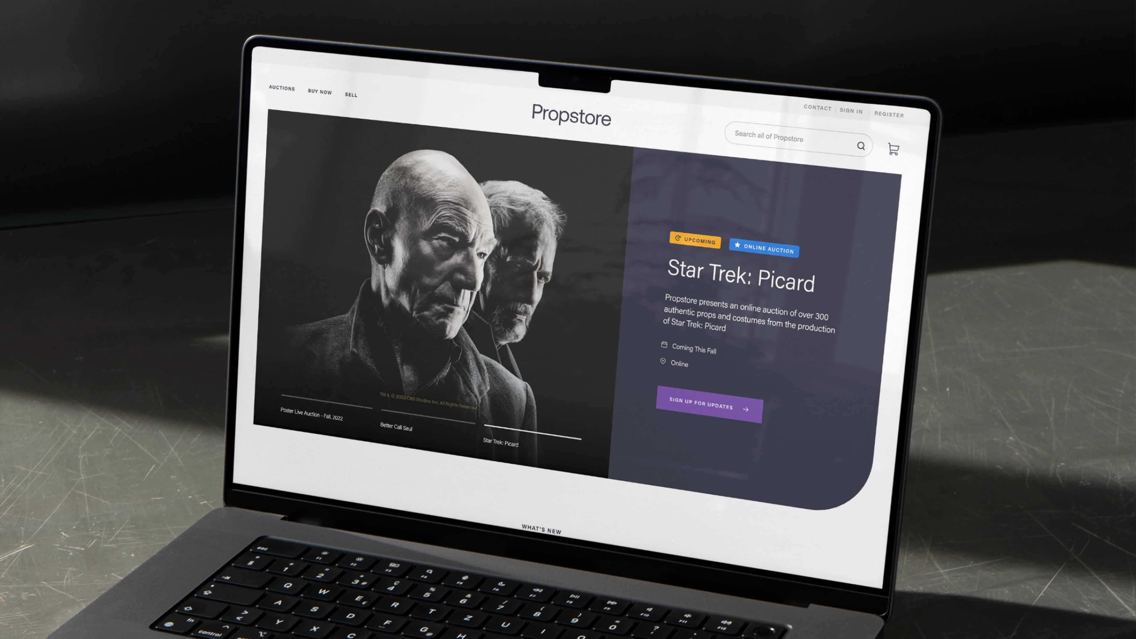 Propstore UI Mockup