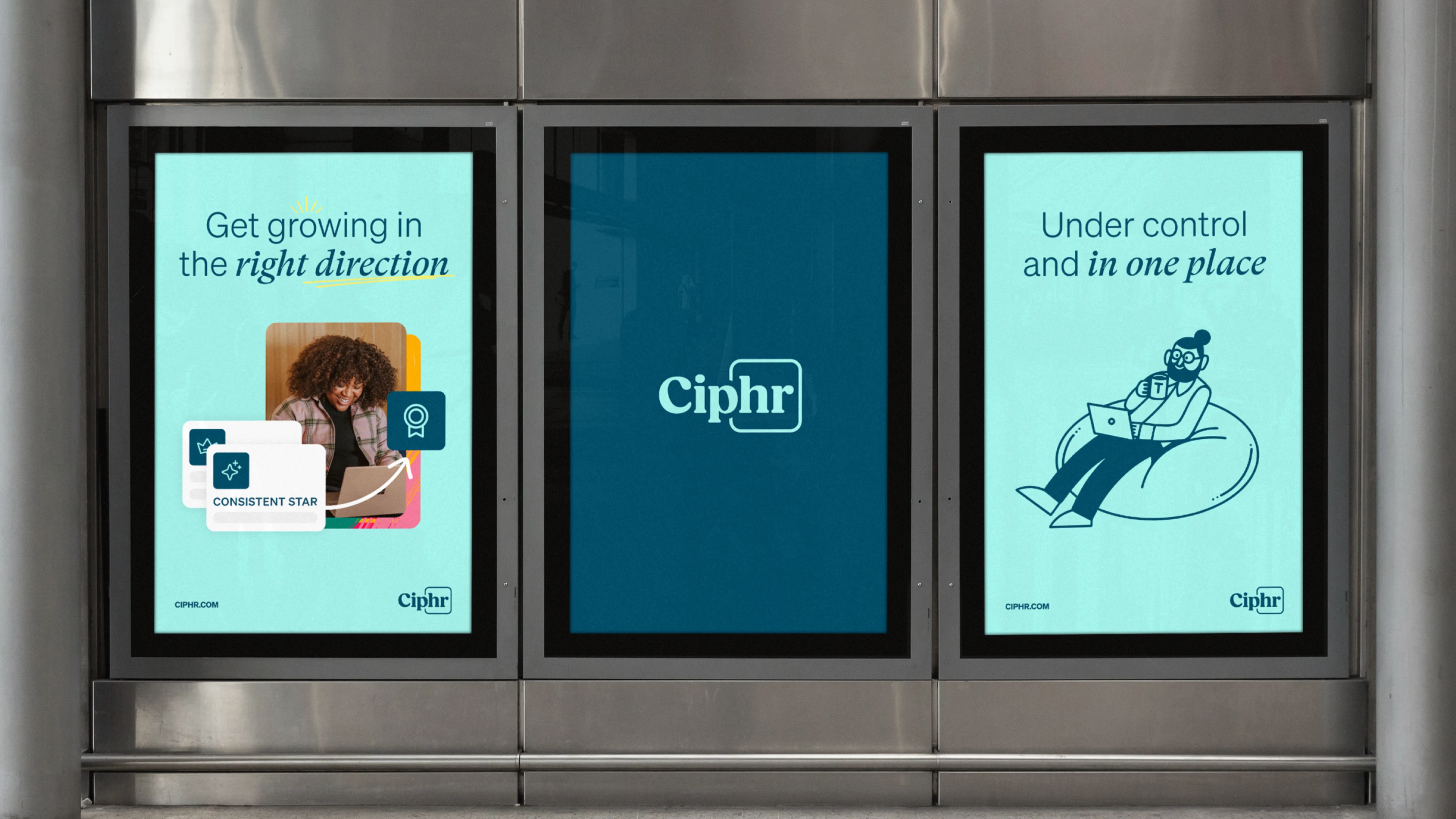 Ciphr London Underground advertising
