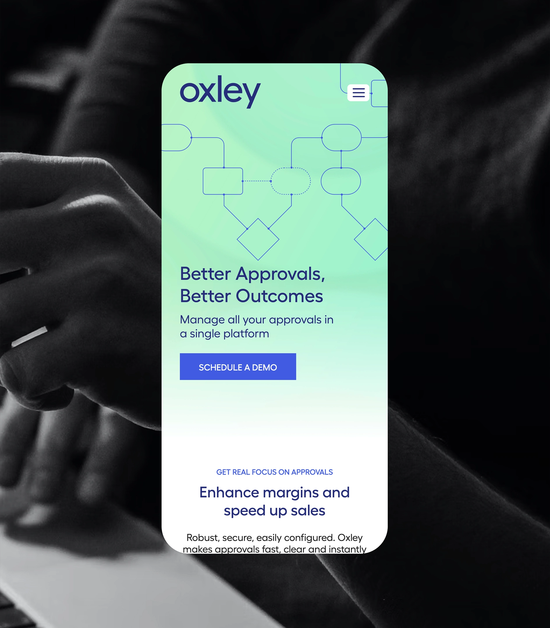 Oxley Mobile Website
